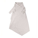 Jujo Baby Shwrap Knitted Blanket With Sleeves - Cable Edge - Silver