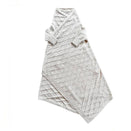 Jujo Baby Shwrap Knitted Blanket With Sleeves - Filigree Lace - Silver