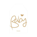 Just Smitten Gift Tag - Baby - Linen
