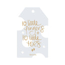 Just Smitten Gift Tag - 10 Little Fingers - Blue