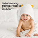 KeaBabies Cuddle Baby Hooded Towel - Bear