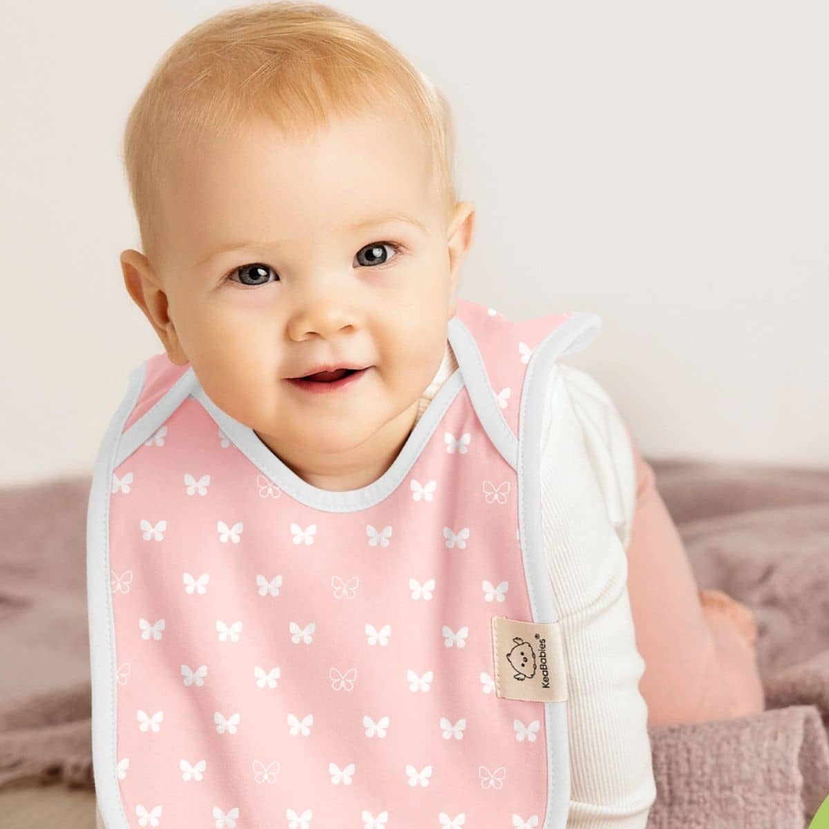 KeaBabies Hallo Drool Baby Bibs Set - Butterflies