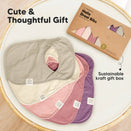 KeaBabies Hallo Drool Baby Bibs Set - Fleur