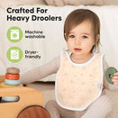 KeaBabies Hallo Drool Baby Bibs Set - Fleur