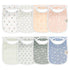 KeaBabies Hallo Drool Baby Bibs Set - Fleur