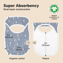 KeaBabies Hallo Drool Baby Bibs Set - Pets & Paws