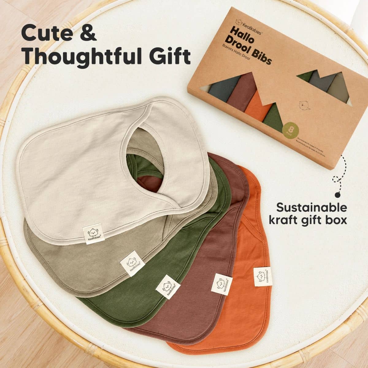 KeaBabies Hallo Drool Baby Bibs Set - Pets & Paws