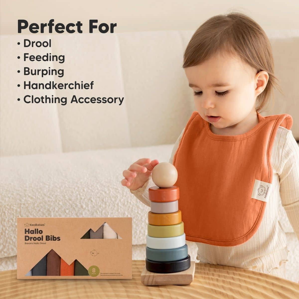 KeaBabies Hallo Drool Baby Bibs Set - Pets & Paws