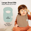 KeaBabies Hallo Drool Baby Bibs Set - Roarsome