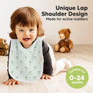 KeaBabies Hallo Drool Baby Bibs Set - Roarsome