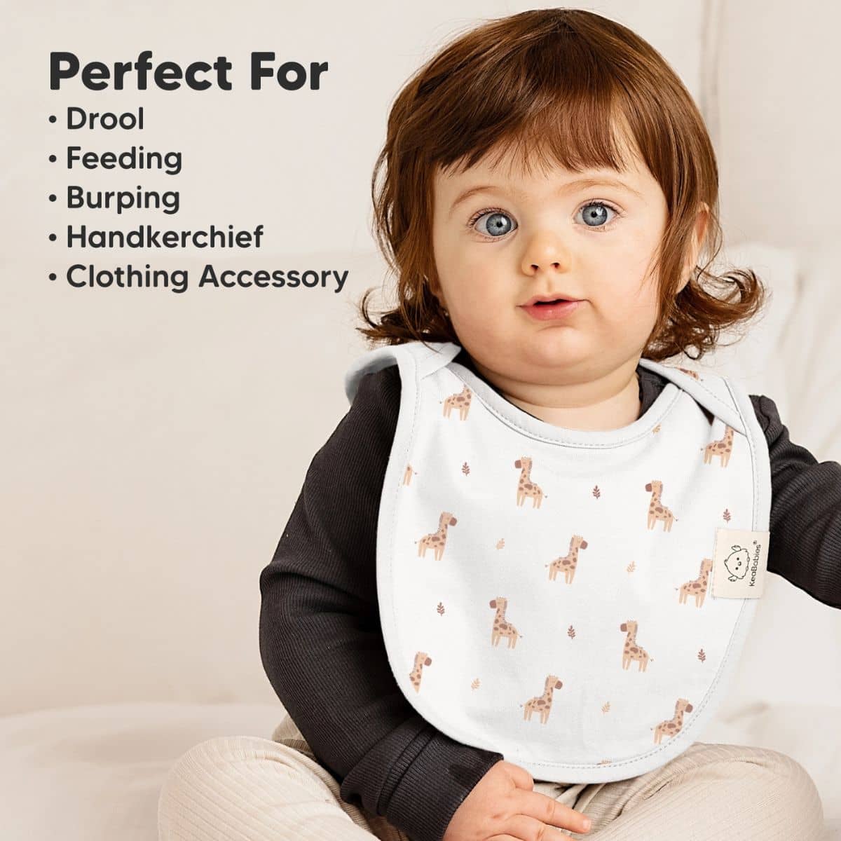 KeaBabies Hallo Drool Baby Bibs Set - Wilderness