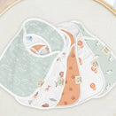 KeaBabies Hallo Drool Baby Bibs Set - Wilderness