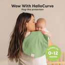 KeaBabies Hallo Organic Burp Cloths - Dew