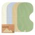 KeaBabies Hallo Organic Burp Cloths - Dew