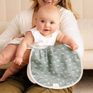 KeaBabies Hallo Organic Burp Cloths - Fleur