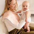 KeaBabies Hallo Organic Burp Cloths - Fleur