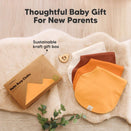 KeaBabies Hallo Organic Burp Cloths - Sahara