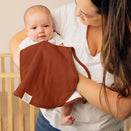 KeaBabies Hallo Organic Burp Cloths - Sahara