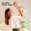 KeaBabies Hallo Organic Burp Cloths - Sweet Charm