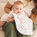 KeaBabies Hallo Organic Burp Cloths - Sweet Charm