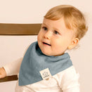 KeaBabies Lumi Muslin Bandana Bibs Set - Mirage