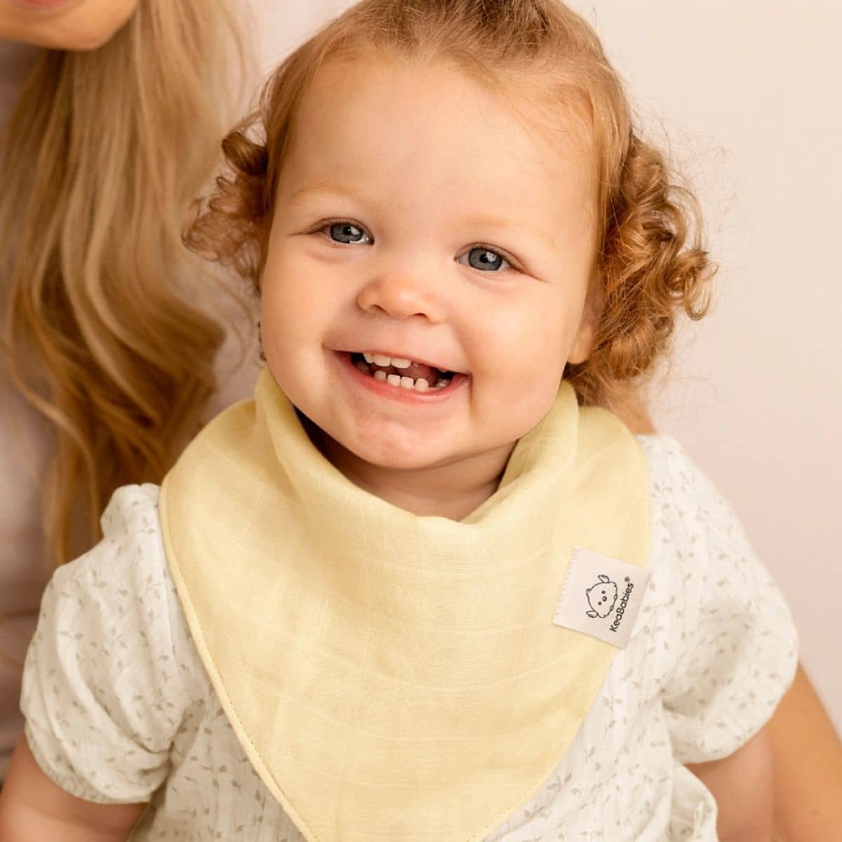 KeaBabies Lumi Muslin Bandana Bibs Set - Mirage