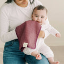 KeaBabies Lumi Muslin Burp Cloths - Corals