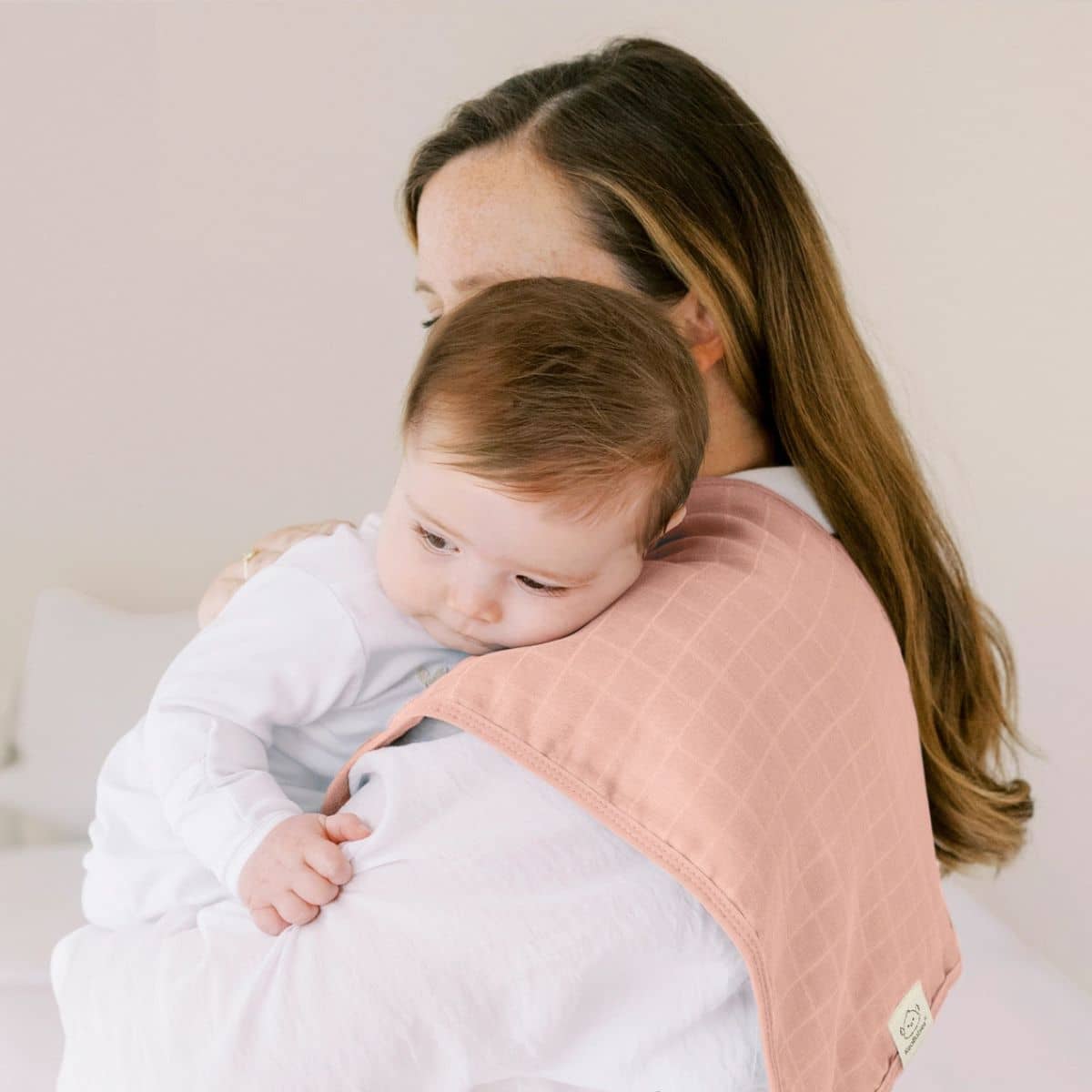 KeaBabies Lumi Muslin Burp Cloths - Lavender