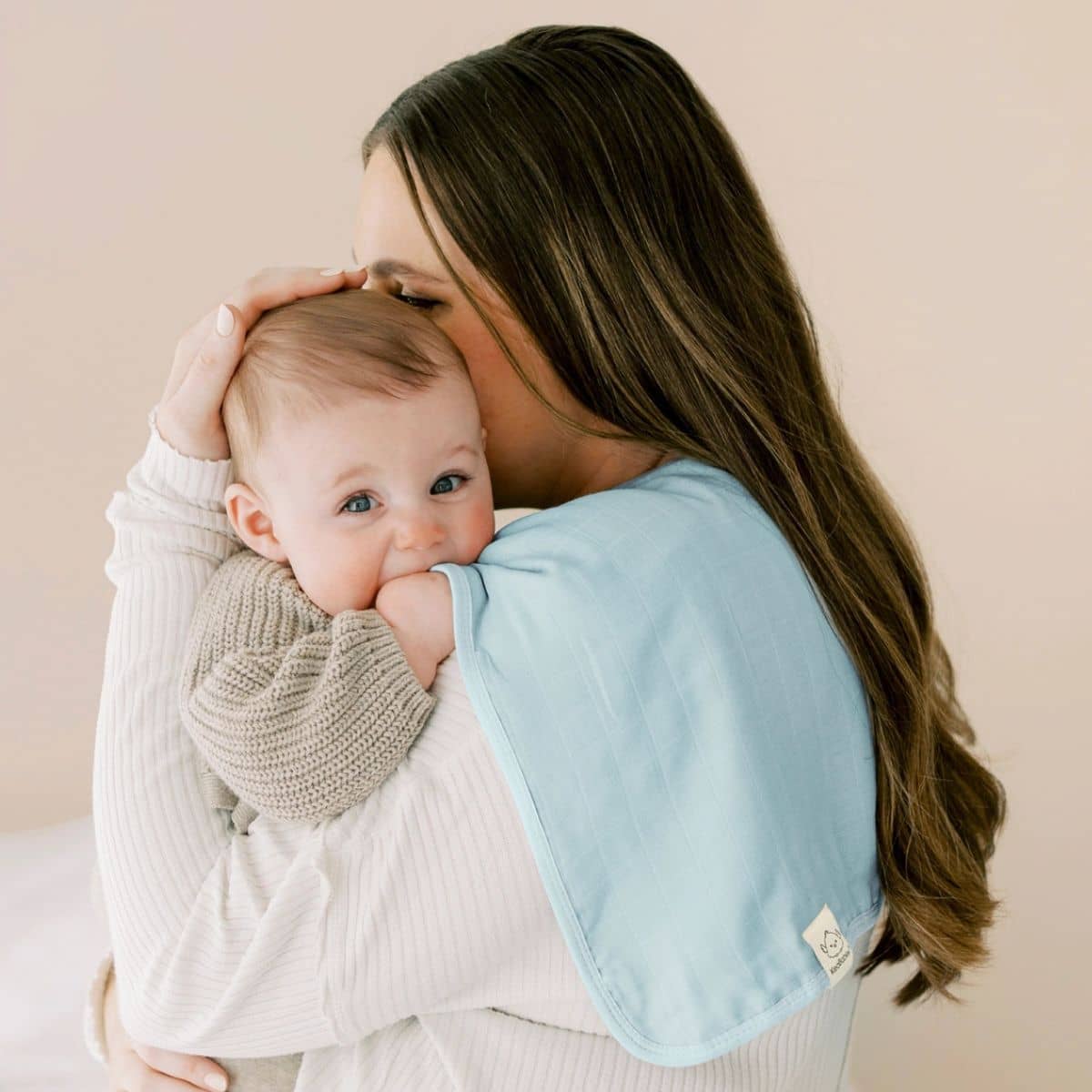 KeaBabies Lumi Muslin Burp Cloths - Mirage