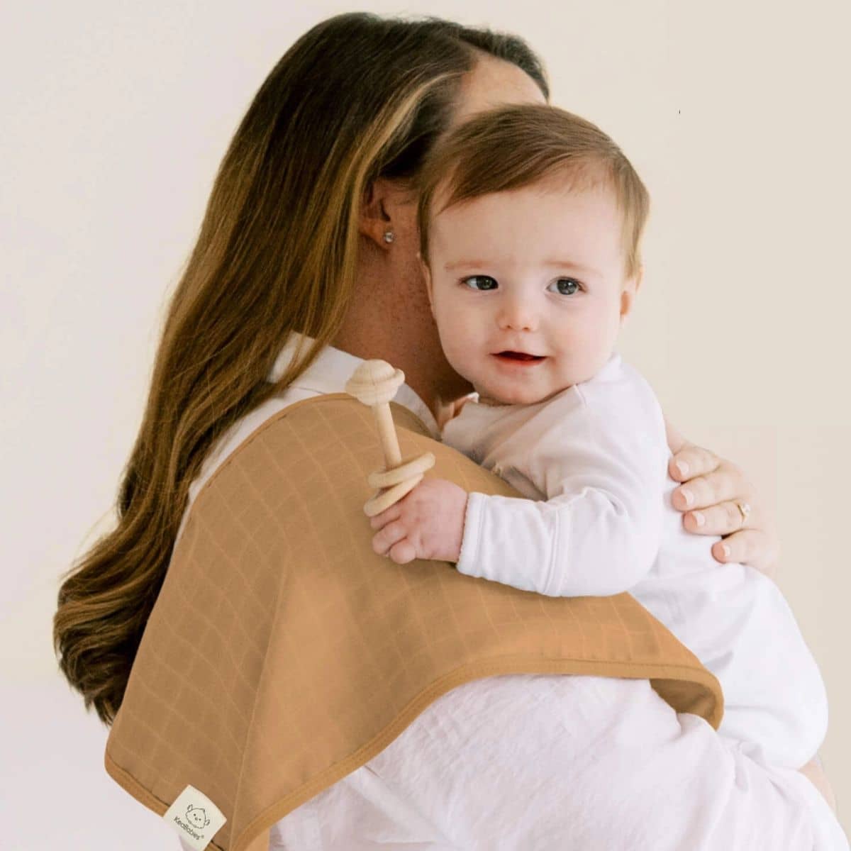 KeaBabies Lumi Muslin Burp Cloths - Pine