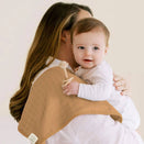 KeaBabies Lumi Muslin Burp Cloths - Pine