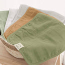 KeaBabies Lumi Muslin Burp Cloths - Pine
