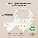 KeaBabies Organic Bandana Bibs Set - Beach Day