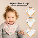 KeaBabies Organic Bandana Bibs Set - Beach Day
