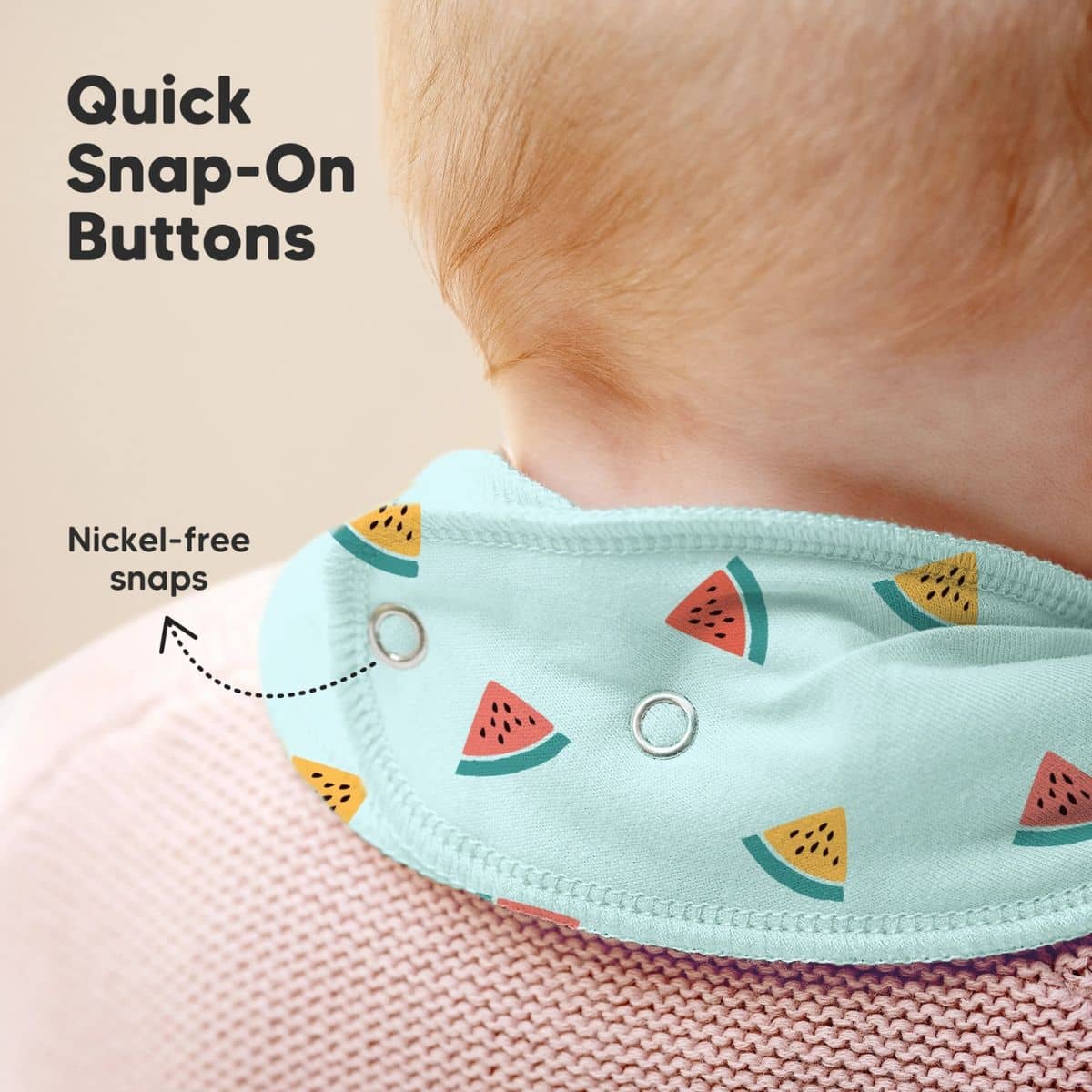 KeaBabies Organic Bandana Bibs Set - Beach Day