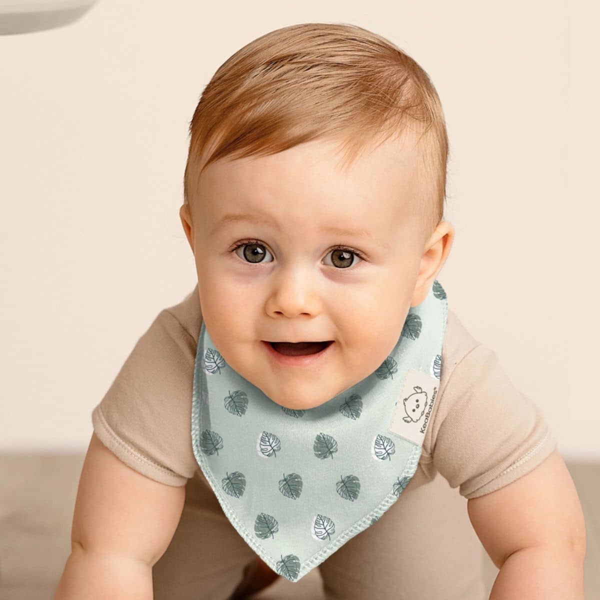 KeaBabies Organic Bandana Bibs Set - Beach Day