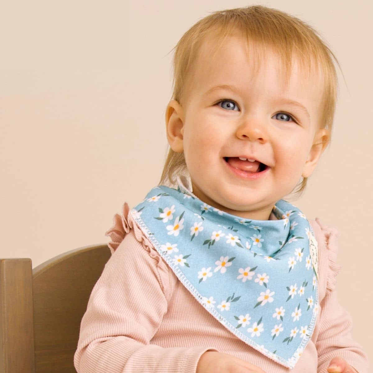 KeaBabies Organic Bandana Bibs Set - Flourish