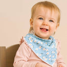 KeaBabies Organic Bandana Bibs Set - Flourish