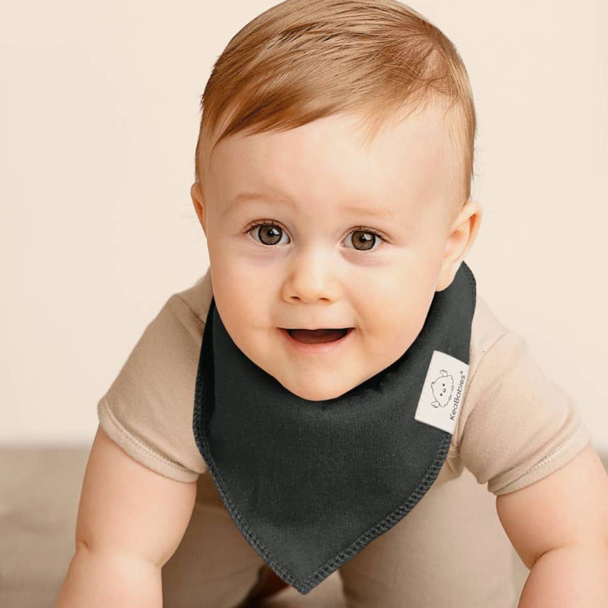 KeaBabies Organic Bandana Bibs Set - Hunter