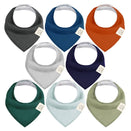 KeaBabies Organic Bandana Bibs Set - Hunter