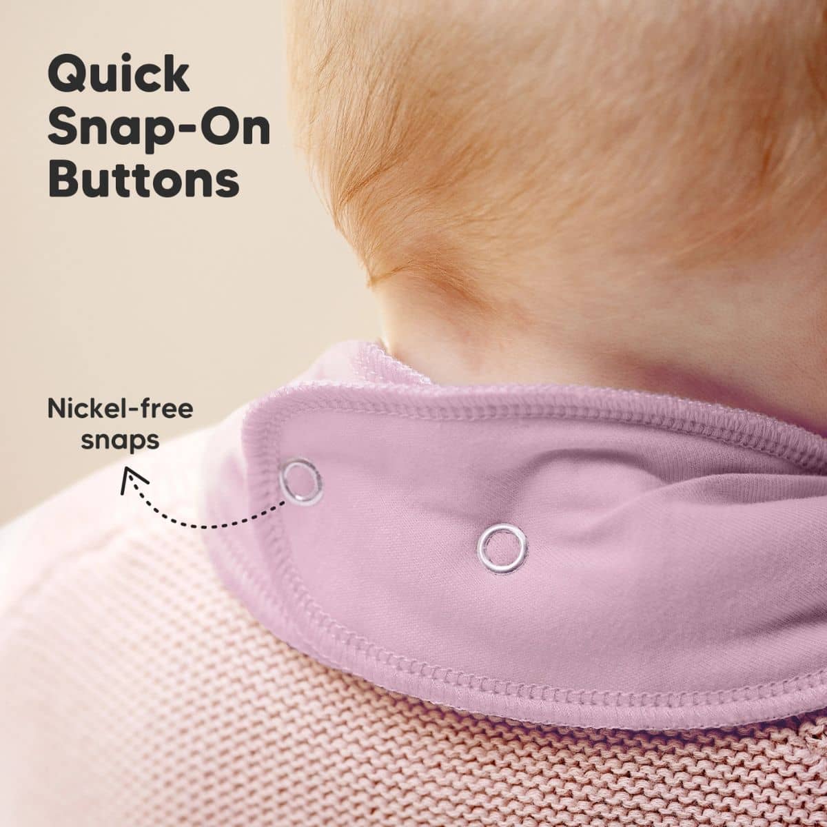 KeaBabies Organic Bandana Bibs Set - Mauve