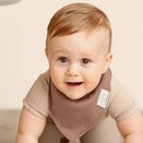KeaBabies Organic Bandana Bibs Set - Mauve
