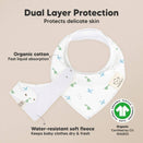 KeaBabies Organic Bandana Bibs Set - Roarsome
