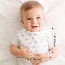 KeaBabies Organic Bandana Bibs Set - Roarsome