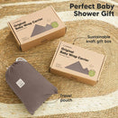KeaBabies Original Baby Wrap Carrier - Copper Gray