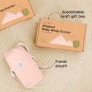 KeaBabies Original Baby Wrap Carrier - Dusty Pink