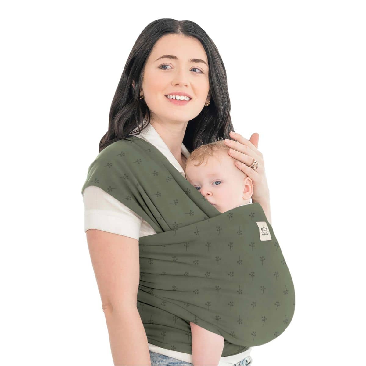 KeaBabies Original Baby Wrap Carrier - Forest Berries