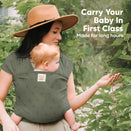 KeaBabies Original Baby Wrap Carrier - Forest Berries
