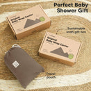 KeaBabies Original Baby Wrap Carrier - Saddle Brown