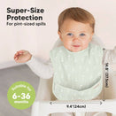 KeaBabies Presto Waterproof Baby Bibs Set - Bloom